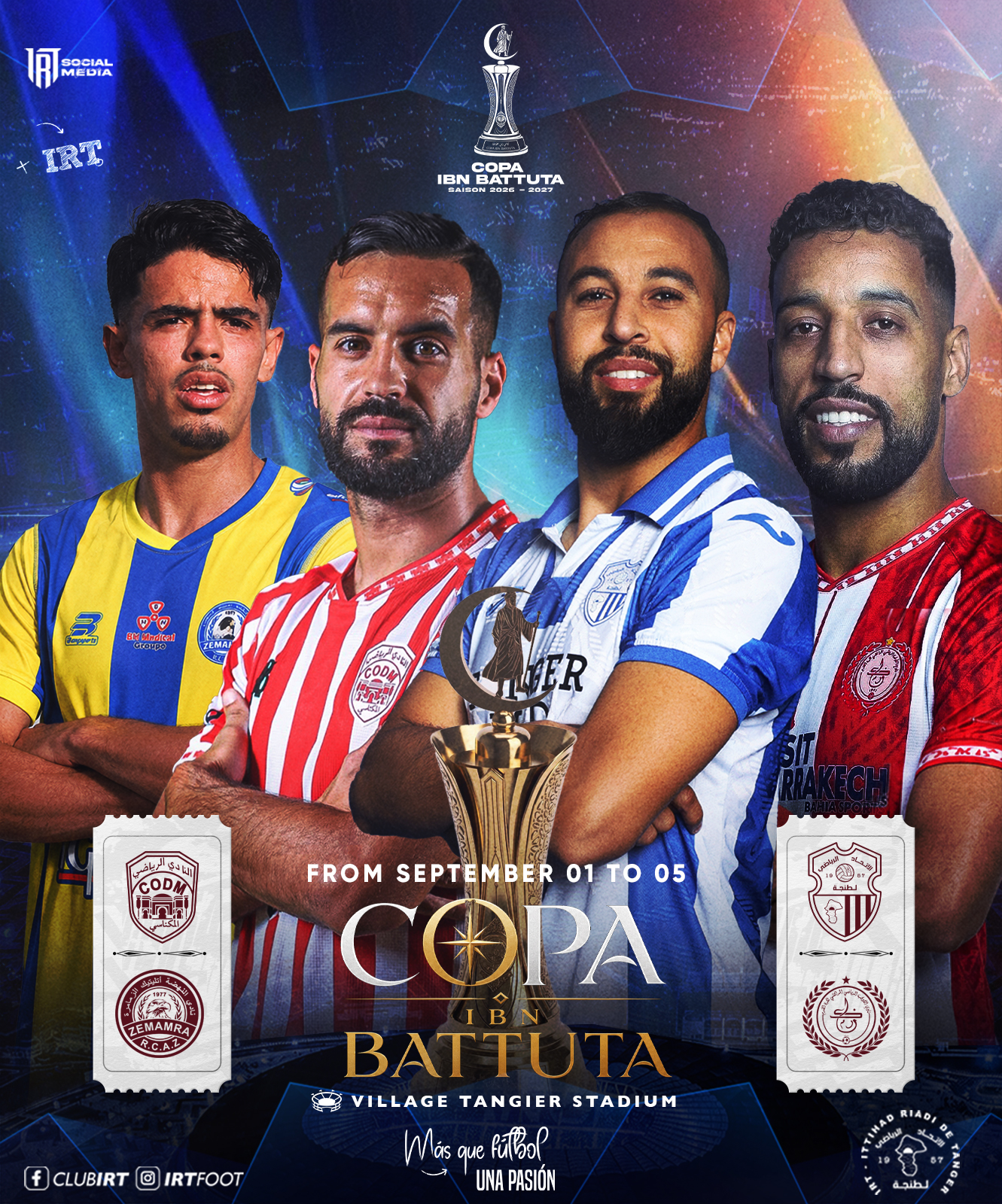 Coupe Ibn Battouta 2026 dans sa troisième édition – Tournoi à la mémoire du regretté Larbi Bouras
