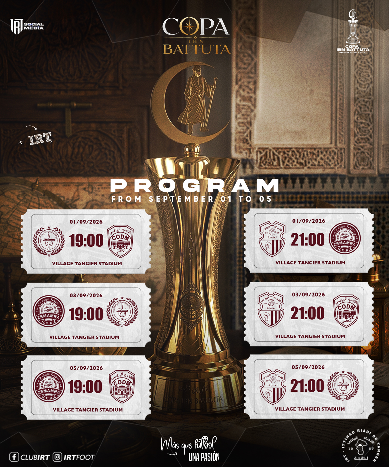 Coupe Ibn Battouta 2026 dans sa troisième édition – Tournoi à la mémoire du regretté Larbi Bouras - Image 2