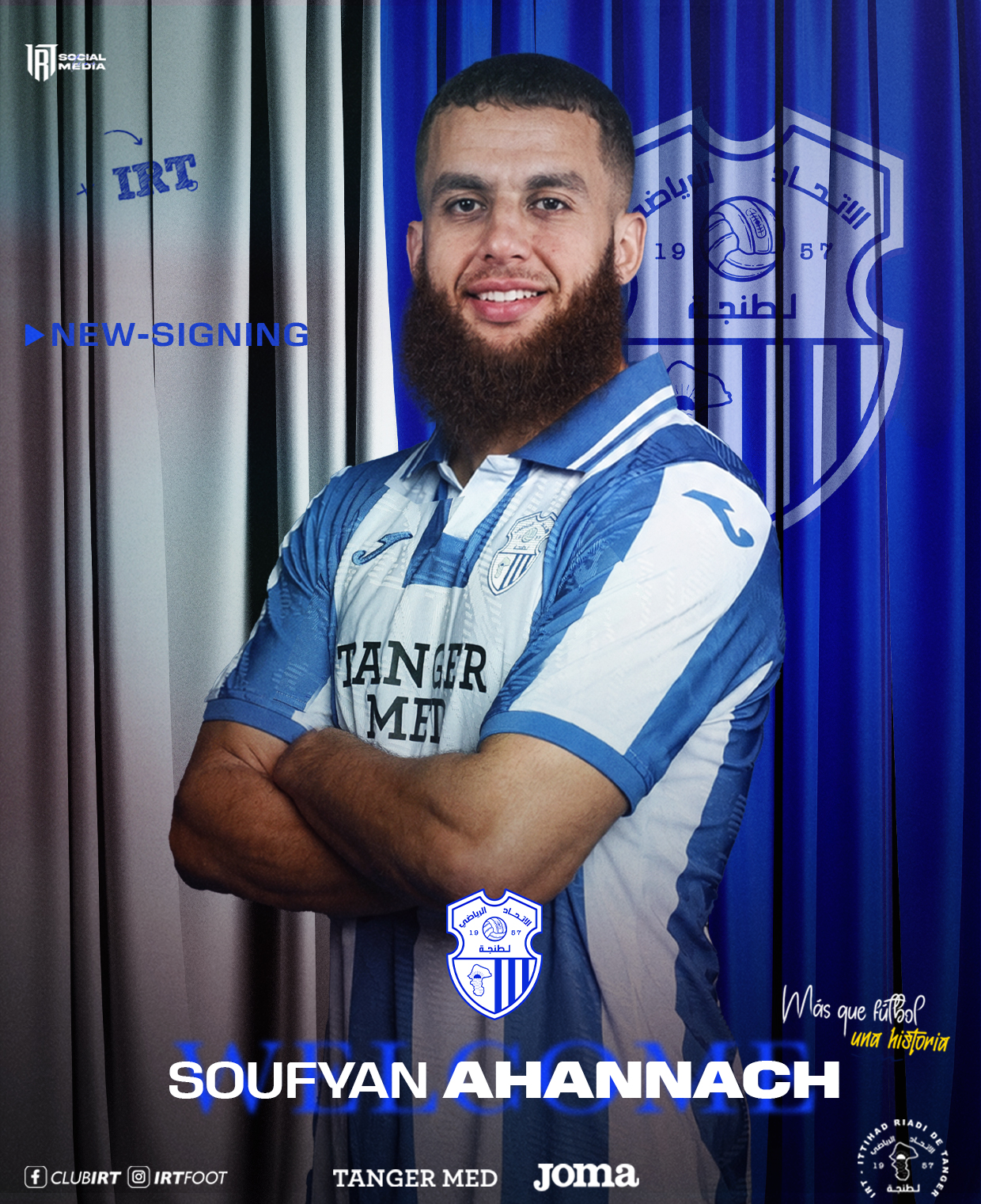 Le joueur Soufyan Ahannach renforce les rangs de l’IRT