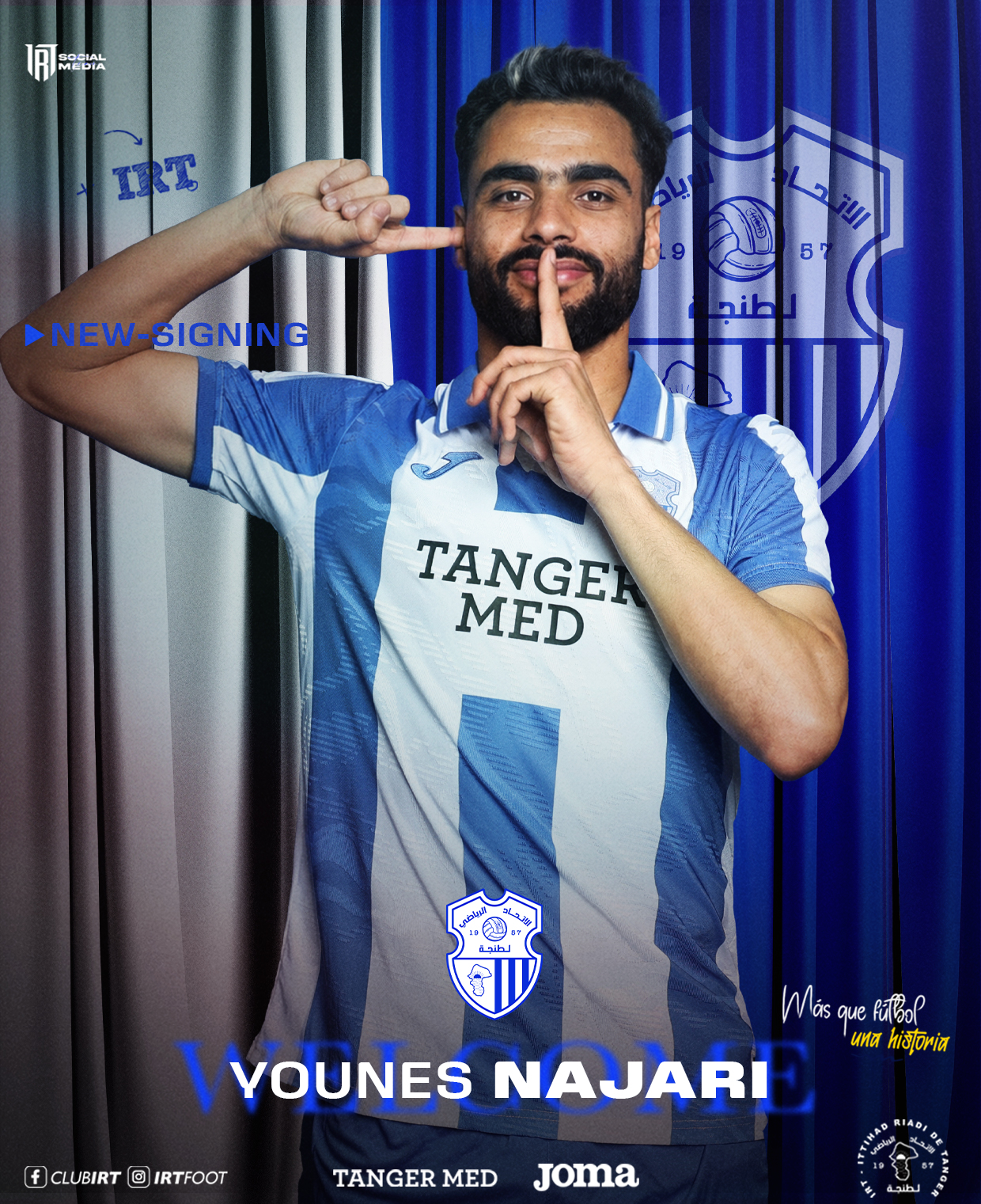 Younes Najari renforce le secteur offensif de l’IRT