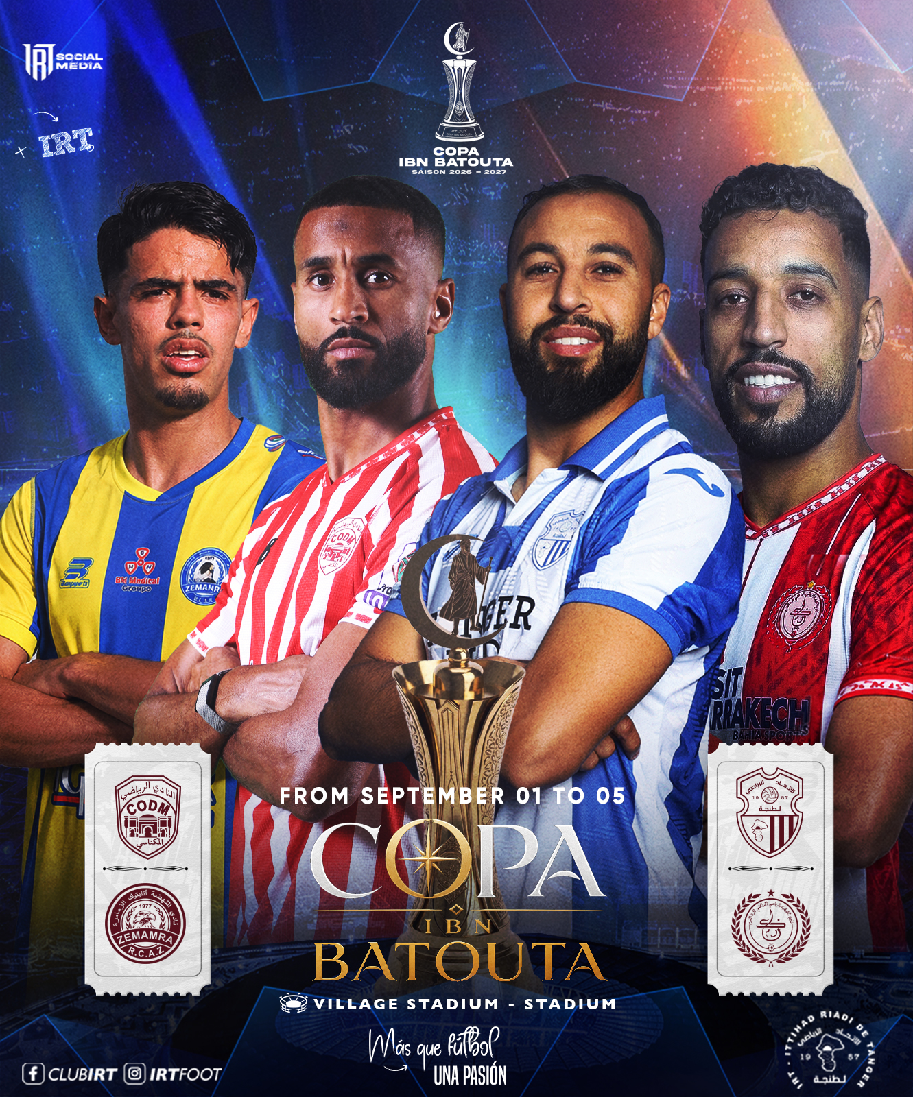 Coupe Ibn Battouta 2026 dans sa troisième édition – Tournoi à la mémoire du regretté Larbi Bouras